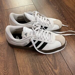 Adidas White and Black Classic Sneakers